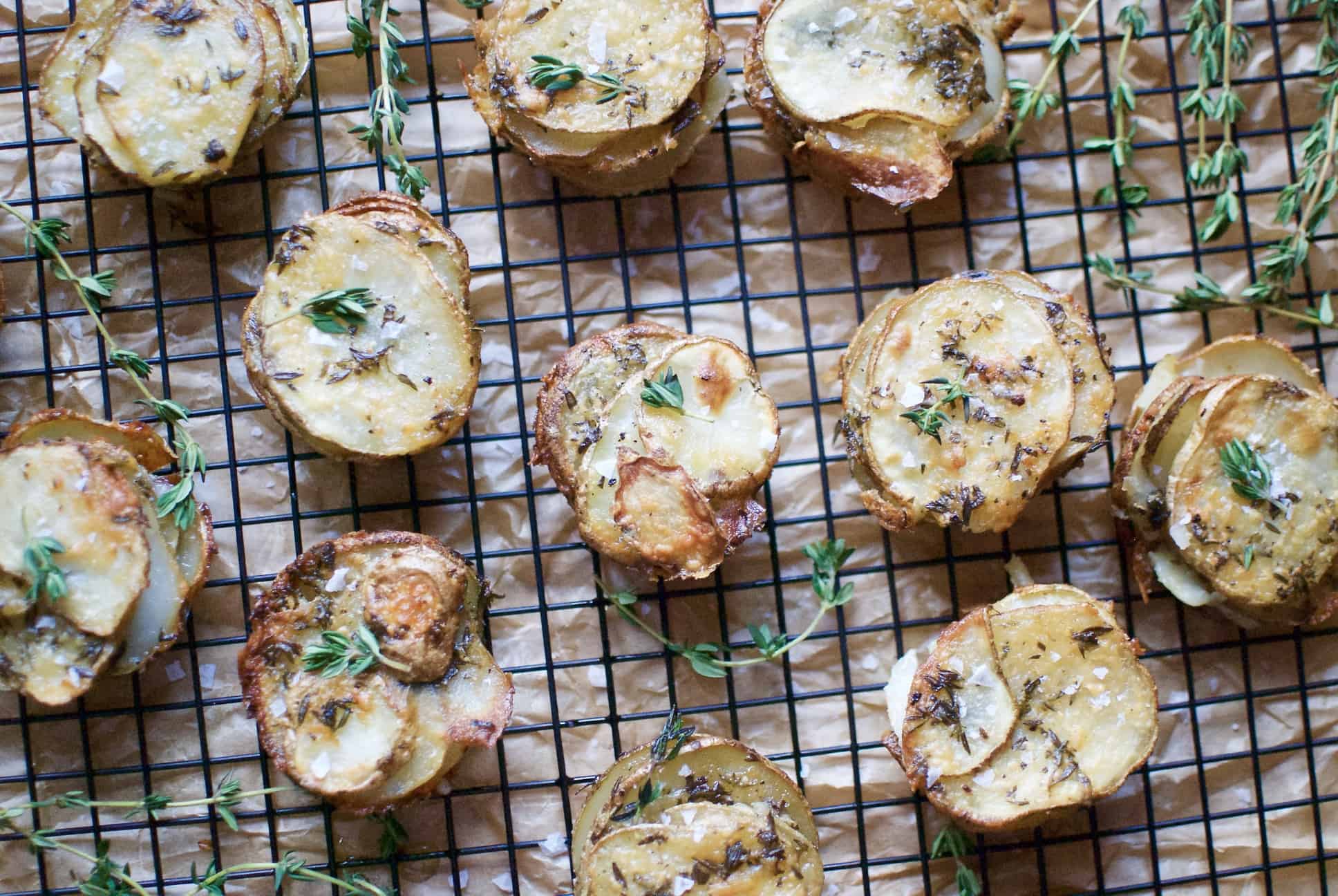 Crispy Cheesy Potato Stacks. - Half Baked Harvest