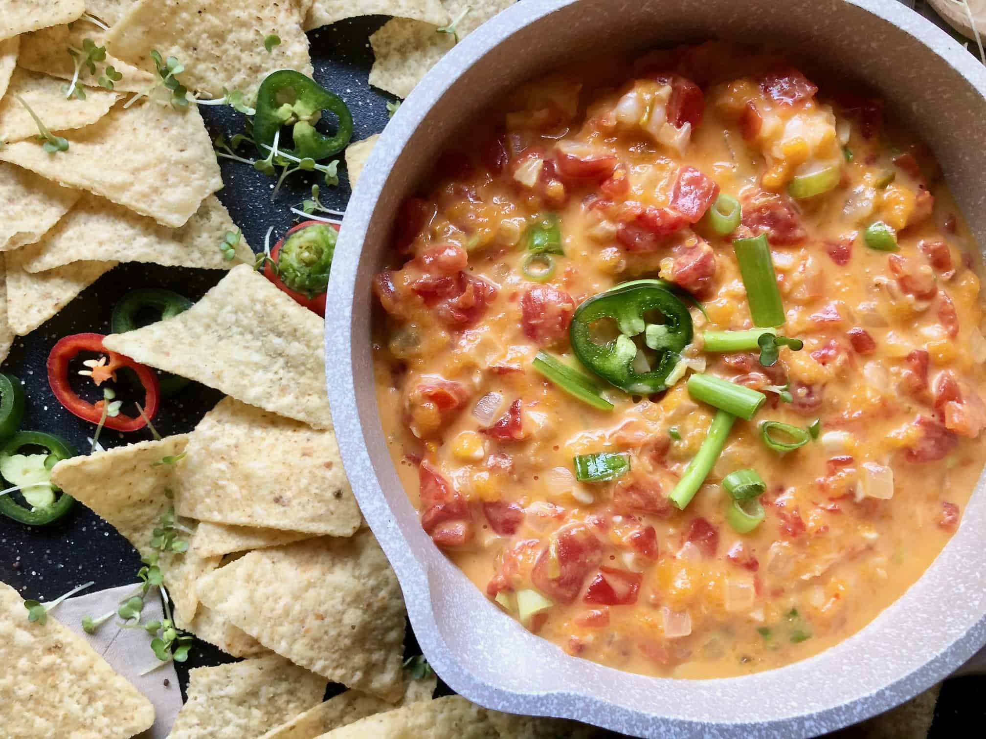 Easy Homemade Queso Dip With Shrimp A Hint Of Rosemary