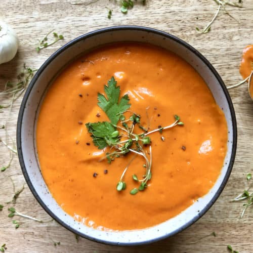 Woodfire Veggie Bowl with Smokey Red Bell Pepper Sauce