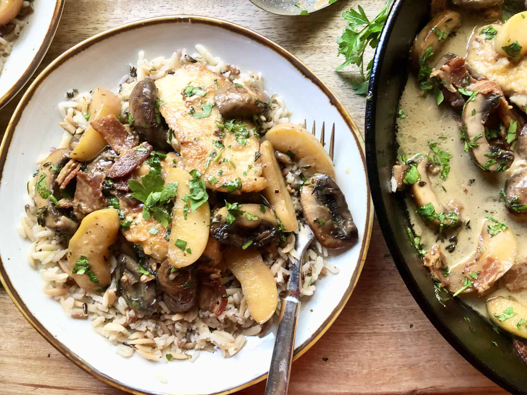 Instant Pot Chicken Marsala Risotto - Give it Some Thyme